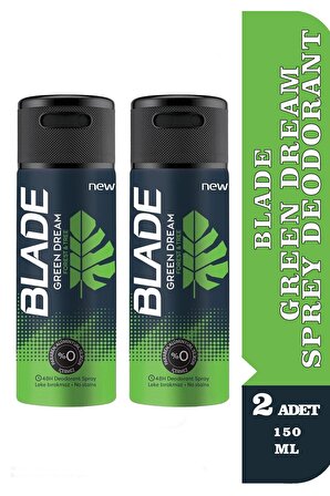 Blade Green Dream Sprey Deodorant 150 ml 2 Adet