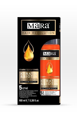 Mara Hair Keratin Biotin Saç Serumu 100 ml 2 Adet