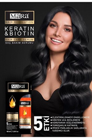 Mara Hair Keratin Biotin Saç Serumu 100 ml 2 Adet