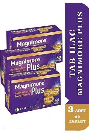 Magnimore Plus 60 Tablet 3 Adet