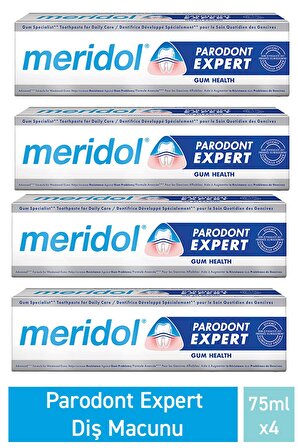 Meridol Parodont Expert Diş Macunu 75 ml 4 Adet