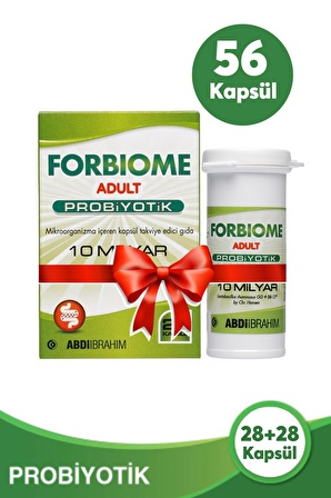 Forbiome Adult Probiyotik 28+28 Kapsül Kampanyalı Paket