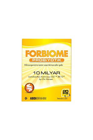 Forbiome Probiyotik 10 Saşe Alana Forbiome Adult Probiyotik 28 Kapsül Hediye