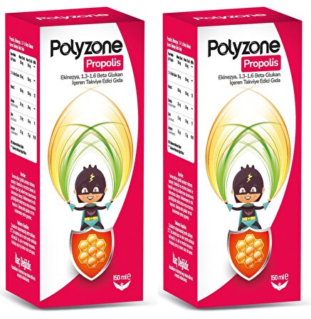 CONVİTA POLYZONE PROPOLİS 150 ML ŞURUP 2 ADET