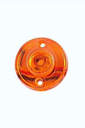 Mini Round Yuvarlak Led Lamba Tek Led Su Geçirmez 12/24 Volt Sarı 5 Adet