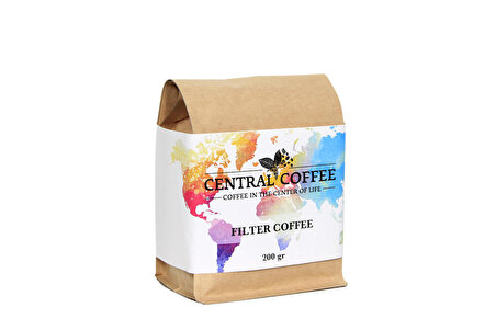 Central Coffee Filtre Kahve Blend-2 200 gr filtre kahve (öğütülmüş filtre kahve makinesi)