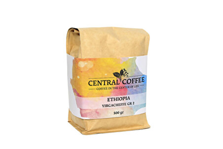 Central Coffee Ethiopia Yirgacheffe 500 gr filtre kahve (öğütülmüş chemex)