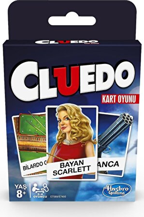 Cluedo Kart Oyunu Hasbro Lisanslı Ürün