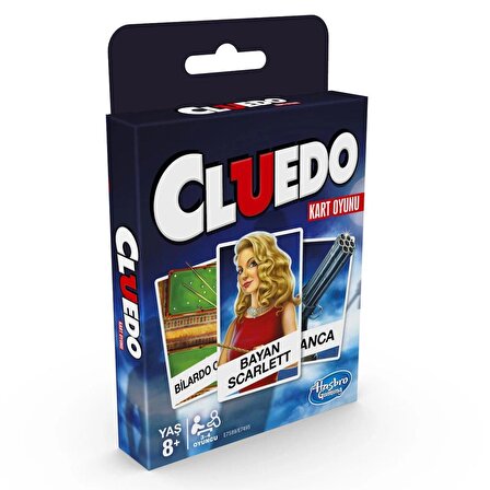 Cluedo Kart Oyunu Hasbro Lisanslı Ürün