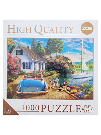 High Quality Zoe Puzzle 1000 Parça Dog On The Boat Angelo Bonito