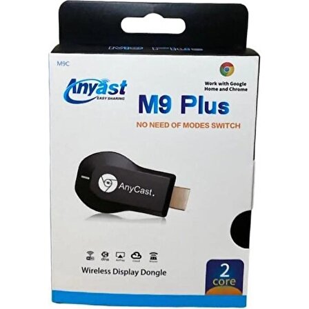 Anycast M9 Plus Full Hd HDMI Kablosuz Görüntü ve Ses Aktarıcı