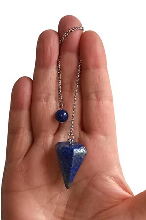 Doğal Lapis Lazuli Pandül - Sarkaç 218-8