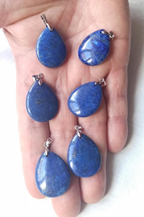 Doğal Lapis Lazuli Kolye 421-1