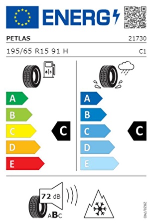 Petlas 195/65 R15 TL 91H MULTI ACTION PT565 Dört Mevsim Lastiği (Üretim Tarihi: 2024)