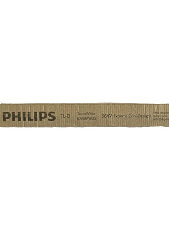 Philips 36W Snow White 12000K (Beyaz Işık) G13 Duylu Floresan (10 Adet)
