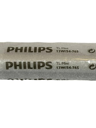 Philips 13W 765 6500K (Beyaz Işık) Floresan G5 Duylu T5 Floresan (2 Adet)
