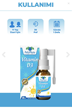 PolyPhyto Vitamin D3 30 ml