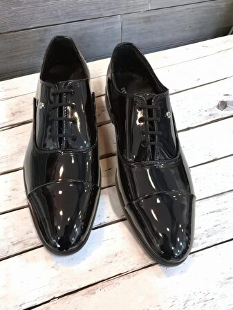 Tomıross-Pierro Erkek Klasik ve Damatlık Rugan Ayakkabı Pierro-1950