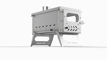 Polo Hot Tent Inox Stove Portable Katlanabilir Kamp Sobası