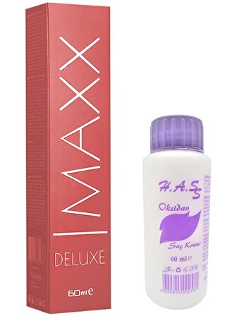 Maxx Deluxe Saç Boyası 60 Ml.+Oksidan 60 Ml. (1 Adet)