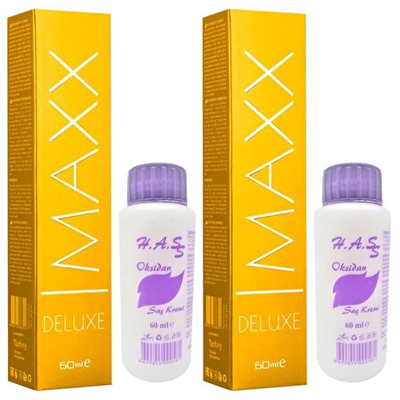 Maxx Deluxe Saç Boyası Açık Sarı 10/0+Oksidan (2 ADET)