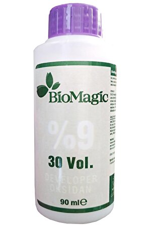 BioMagic Organik Amonyaksız Saç Boyası Küllü Sarı-9.72+Oksidan (2 Adet)