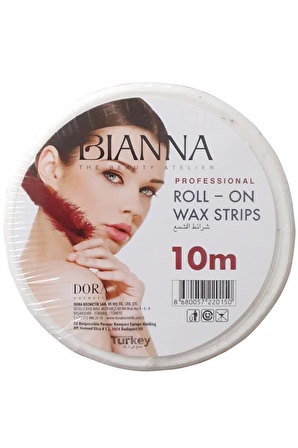 Bianna Roll-On Wax Strips Ağda Bezi 10 Mt. 4 Adet