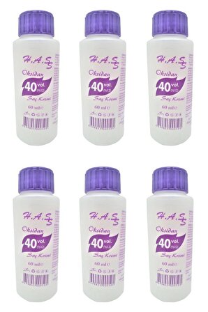 H.A.S Oksidan Peroksit 40 Volüm (%12) 60 Ml. (6 ADET) 