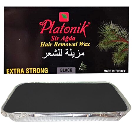 Platonik Black Kalıp Ağda 400 Gr.X2 Siyah-Sert Cilt+Spatula 100 Ad.