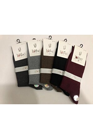 Erkek Pamuk Çorap 5'li Adet Karışık Renk