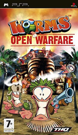 Worms Open Warfare PSP Oyun PSP UMD Oyun