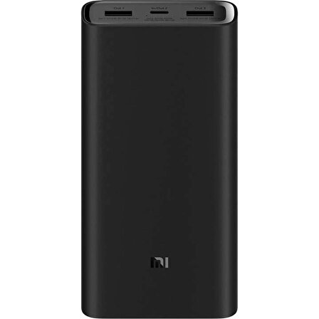 Xiaomi Mİ 3 Pro 20000 mAh Hızlı Şarj Powerbank Siyah 