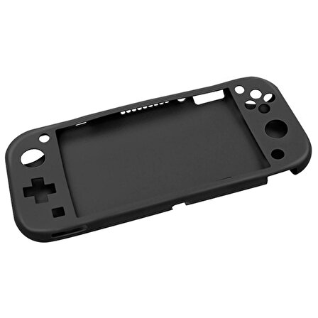 Nintendo Switch Lite Kılıf Switch Lite Silikon Darbe Emici Koruyucu Kılıf Siyah