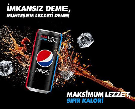Pepsi Max Şekersiz Kola 250 Ml