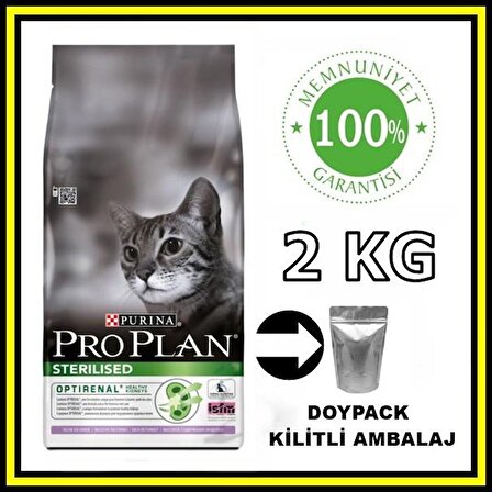 ProPlan sterilised hindili kısırlaştırılmış kedi maması 2 kg açık mama