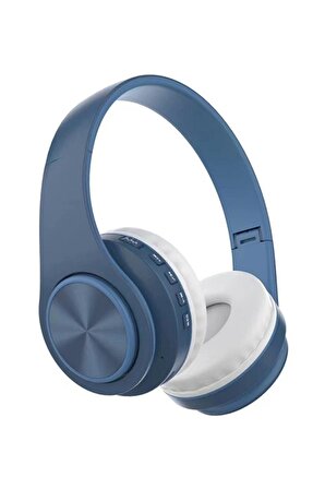 Bluetooth Kulaklık Radyolu Aux Girişli Hafıza Kartlı Kulak Üstü Bluetooth Kulaklık