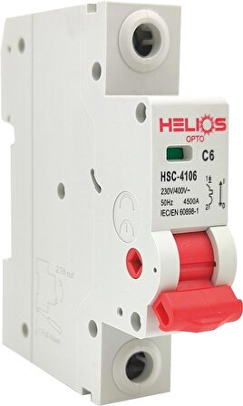 Helios Opto 1X2A 3000kA C Tipi Monofaze W Otomat HSC-3102