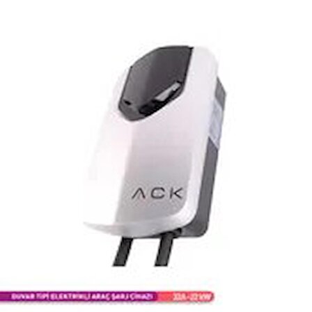 ACK Duvar Tipi Elektrikli Araç Şarj Cihazı 32A 22 kW AE02-02321