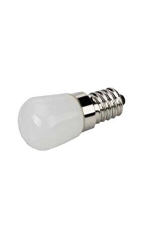 1 Adet 2W Buzdolabı Ampulü E14 Duy 6500K Beyaz Işık Rengi  KES021