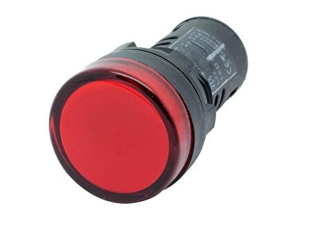 Elmax AD22-220R Q22 Ledli Kırmızı Sinyal Lambası