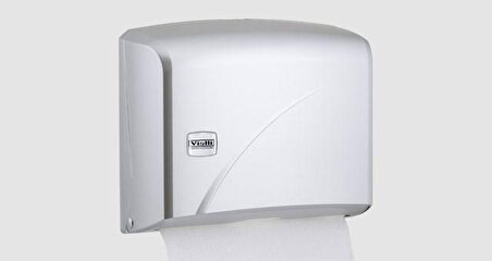 Vialli K1m Z Katlı Kağıt Havlu Dispenseri Metalik-kapasite 200 Kağıt