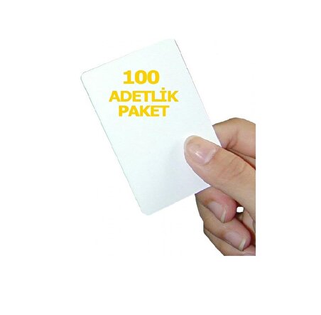 1.Sınıf Proximity Kart (Seri numara baskılı ) 100 adet
