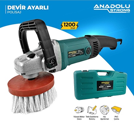 Anadolu Strong ANS1002 1200 W Polisaj Makinesi