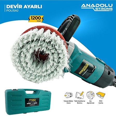 Anadolu Strong ANS1002 1200 W Polisaj Makinesi