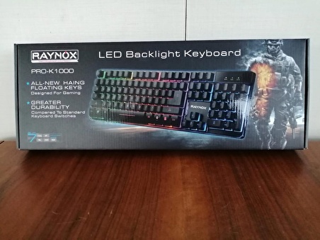 Raynox Pro K1000 Usb Kablolu RGB Led Aydınlatmalı Mekanik Gaming Klavye