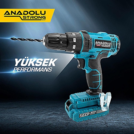 Anadolu Strong ANS1069 24 Volt Mavi Matkap Seti