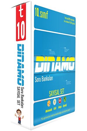 10. Sınıf Dinamo ve 0'dan 10'a Sayısal ve Sözel Set - 14 Kitap