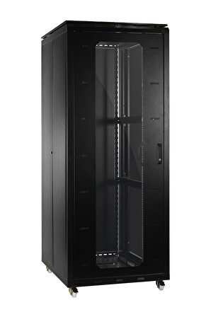 Ulusal 47u 800x1000 Server Dikili Tipi Kabinet Tekerlek Takımı Dahil