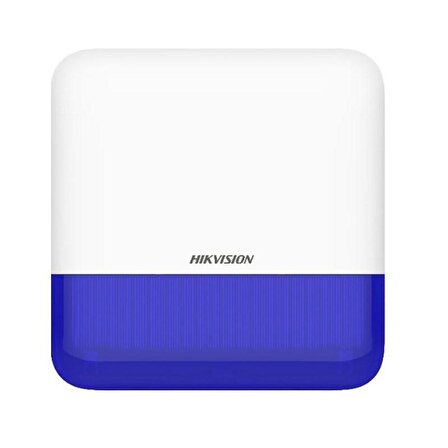 Hikvision DS-PS1-E-WE 868 MHz Kablosuz Harici Siren Mavi