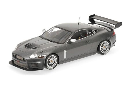 1:18 Jaguar XKR GT3 by Minichamps in Metallic Grey DIECAST 1:!8 MODEL ARABA